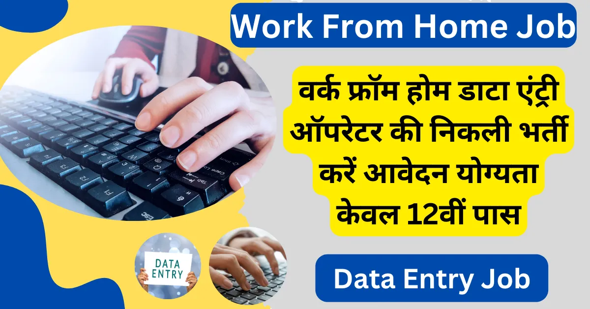 Work From Home Data Entry Job वर क फ र म ह म ड ट ए ट र ऑपर टर क Work From Home Data Entry Job वर क फ र म ह म ड ट ए ट र ऑपर टर क